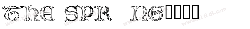 The spring字体转换